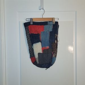 Handmade indigo dye bag